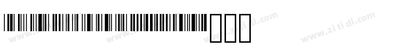 Libre Barcode 39 Ext字体转换